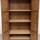 Carved wooden wardrobe and repoussé metal – Indian inspiration – 20th century