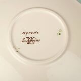 Coffee service in Sarreguemines earthenware, Agreste model.