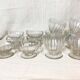 Service of 12 dessert cups, crystal