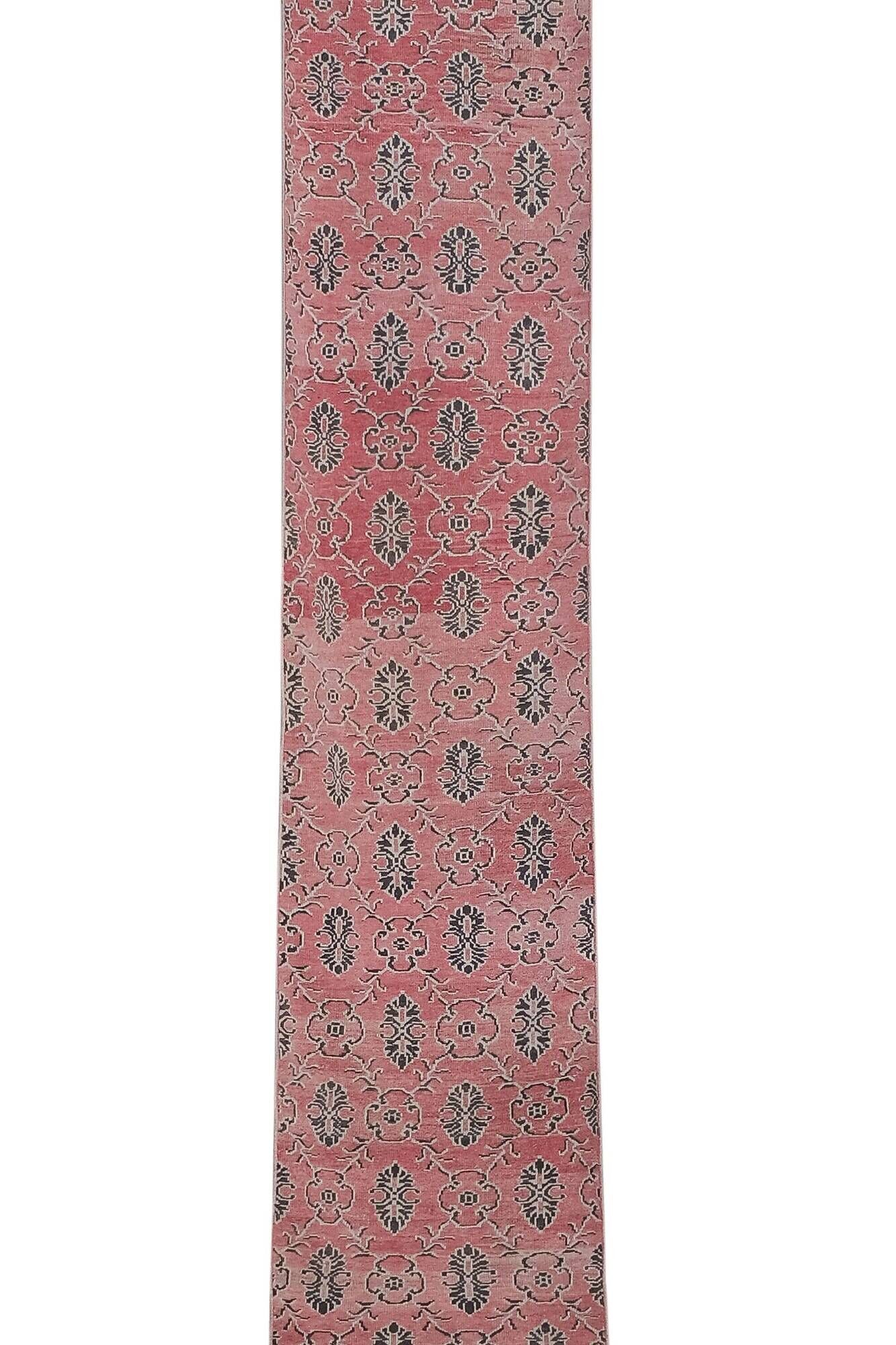 Vintage Turkish hallway rug 70x579 cm