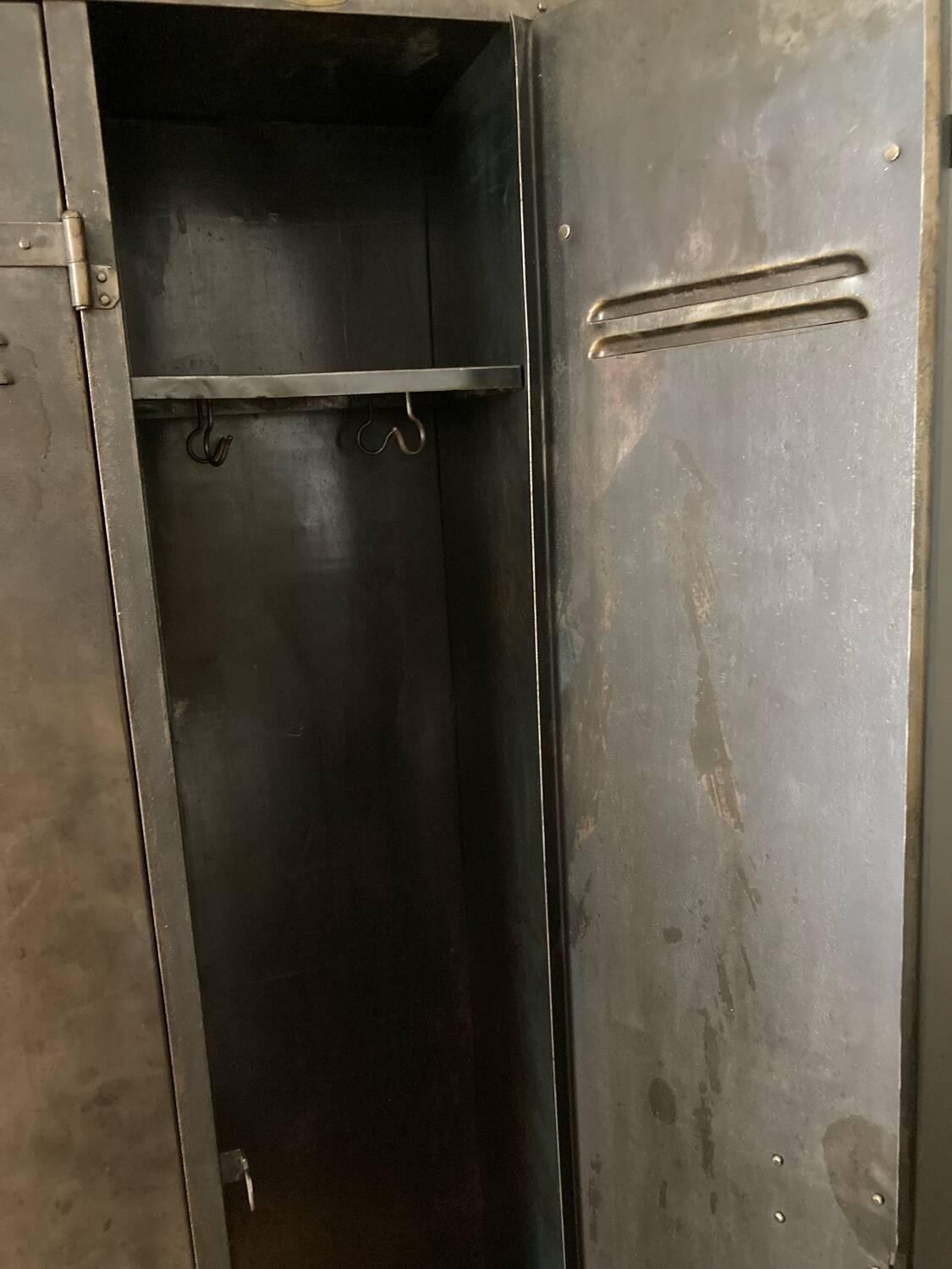 Strafor 3-door locker, 1950