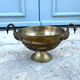 Swan Ice Bucket Brass French Vintage Footed Barware