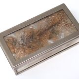 Silver metal box, 50s