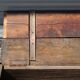 Oak solid wood storage bench