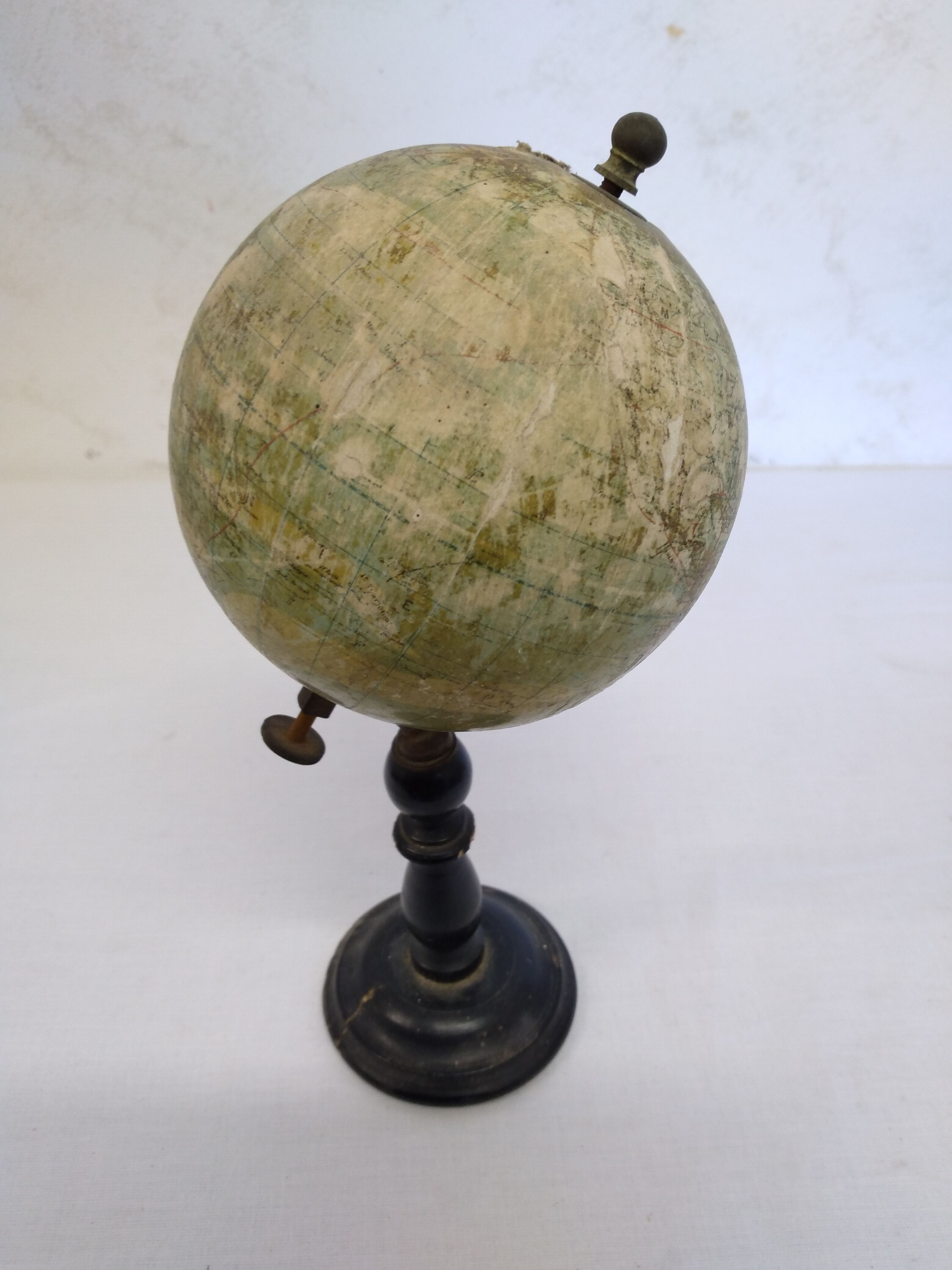 Ancient sphere terrestrial globe by r.barbot
