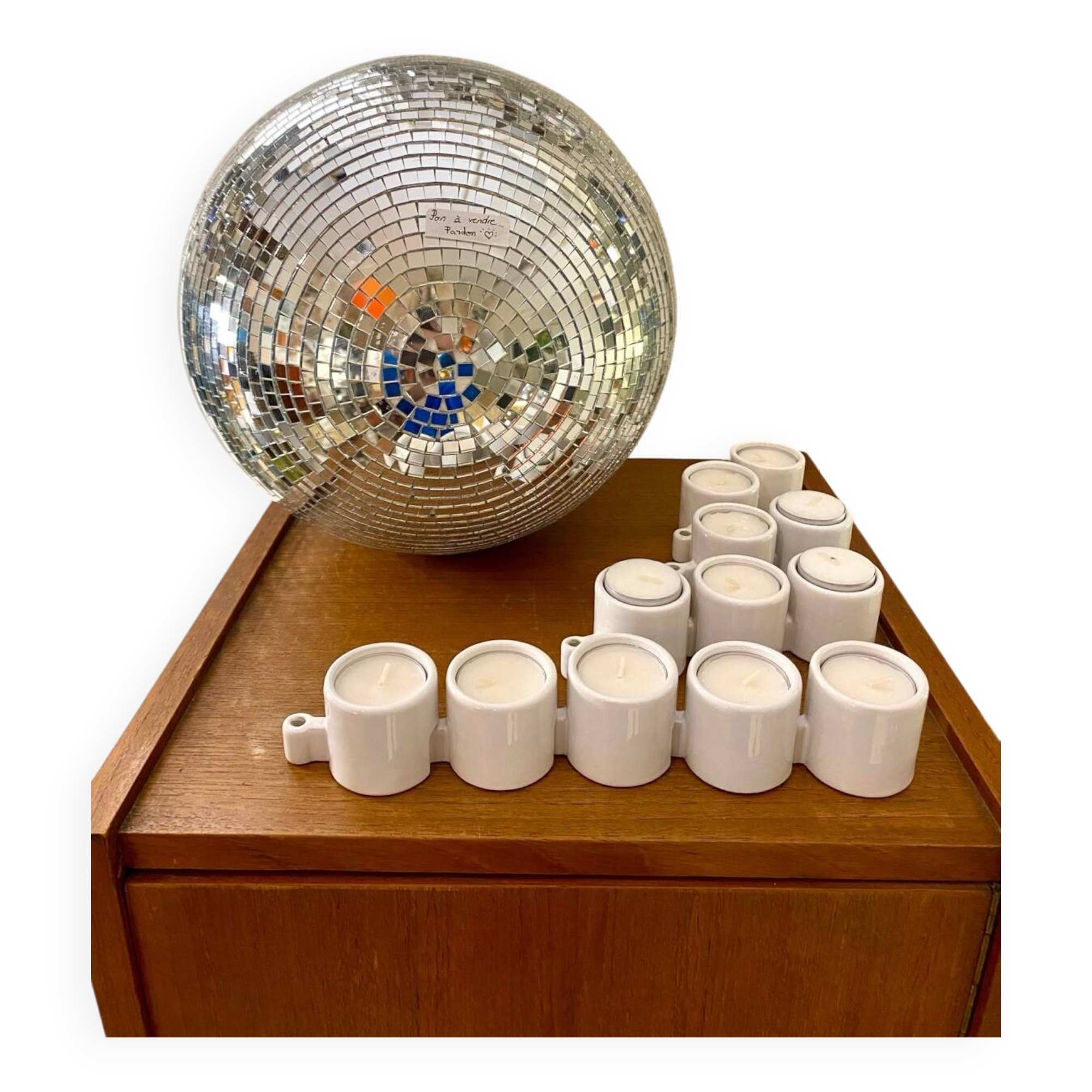 Set of 12 ikea candle holders by ehlen johansson 1980