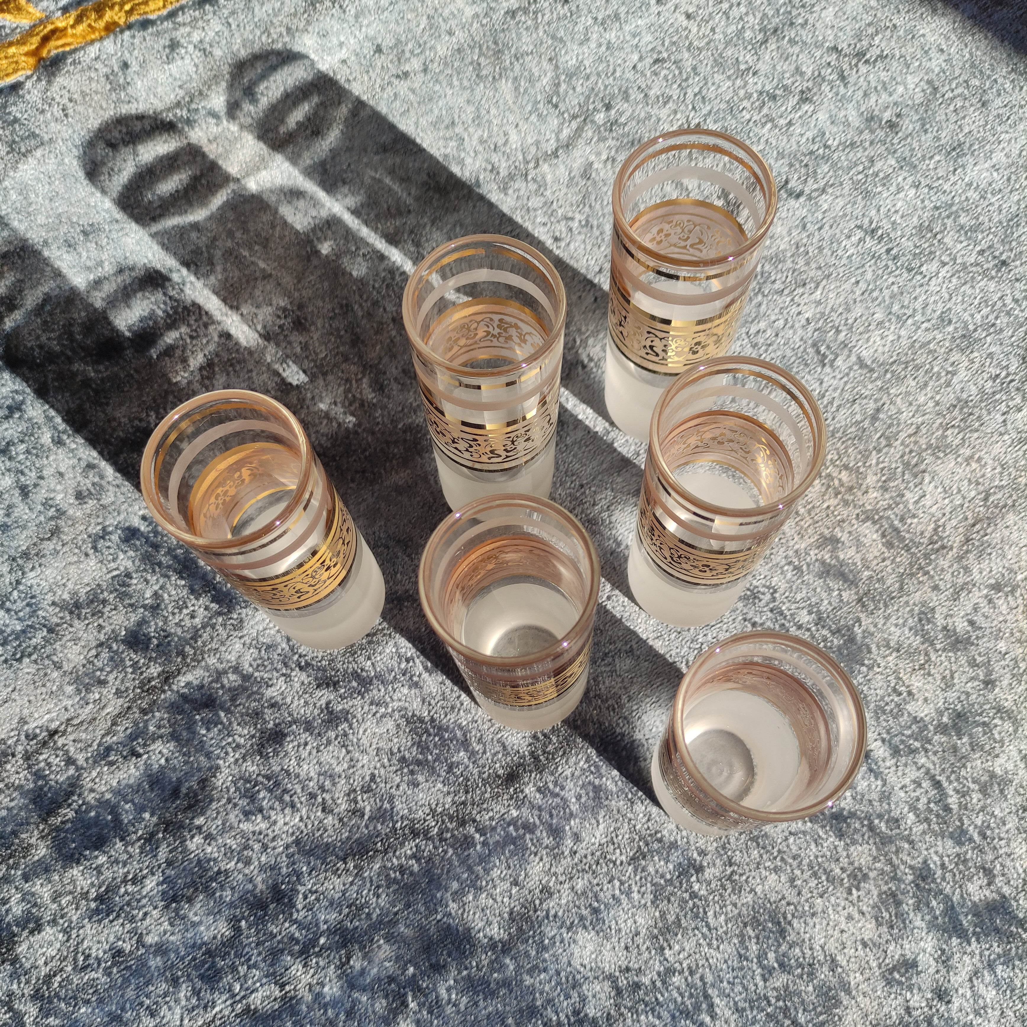 Service à vodka et caviar des années 50
