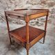 Table d’appoint vintage en acajou – France, années 50/60