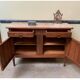 Antique Art Nouveau walnut sideboard, chest of drawers,