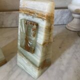 pair of Art Deco onyx bookends