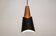 Danish Modern Copper / black  design lamp - 1960s Style