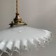 Opaline suspension with brass claw