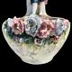 Paire de vases en barbotine