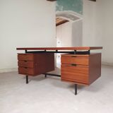 Bureau en teck Pierre Guariche pour Minvielle années 60