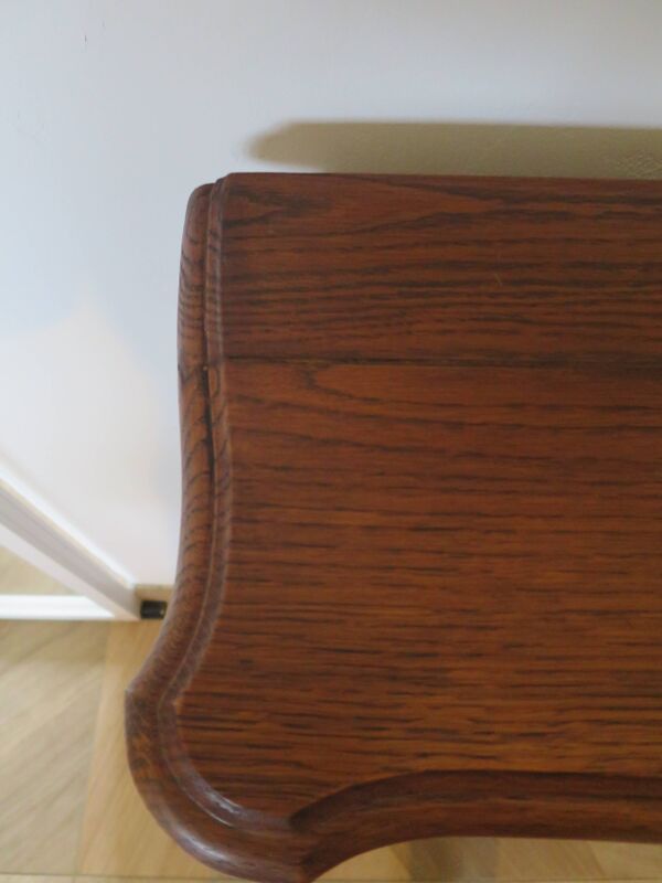 Bibus 3 niveau -chêne - 3 niveaux -Tablettes ajustables -Style Louis XV