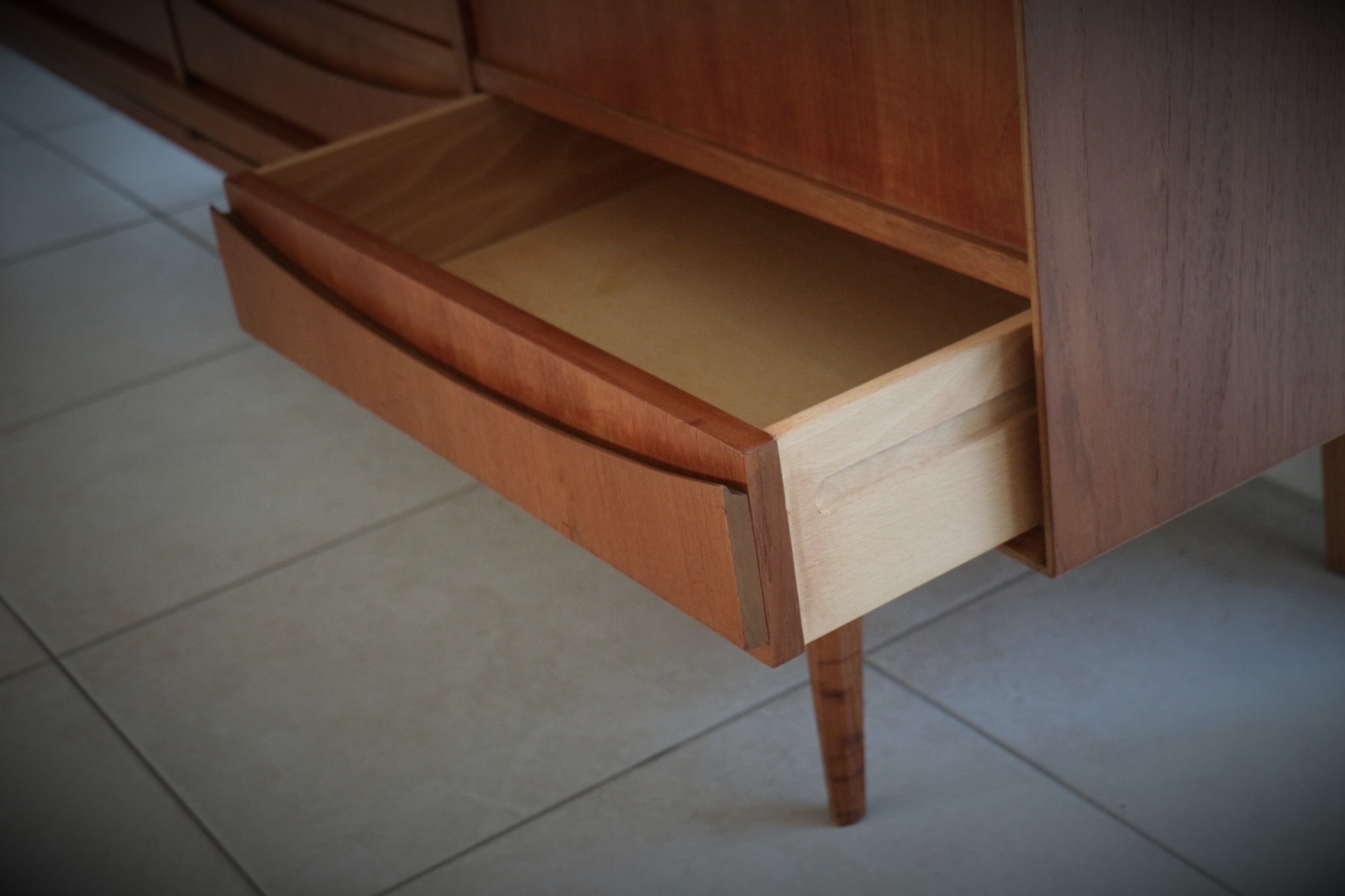 Scandinavian sideboard in vintage teak