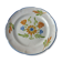 Old plate decoration flowers, ceramic from Auvillar, 18-19th