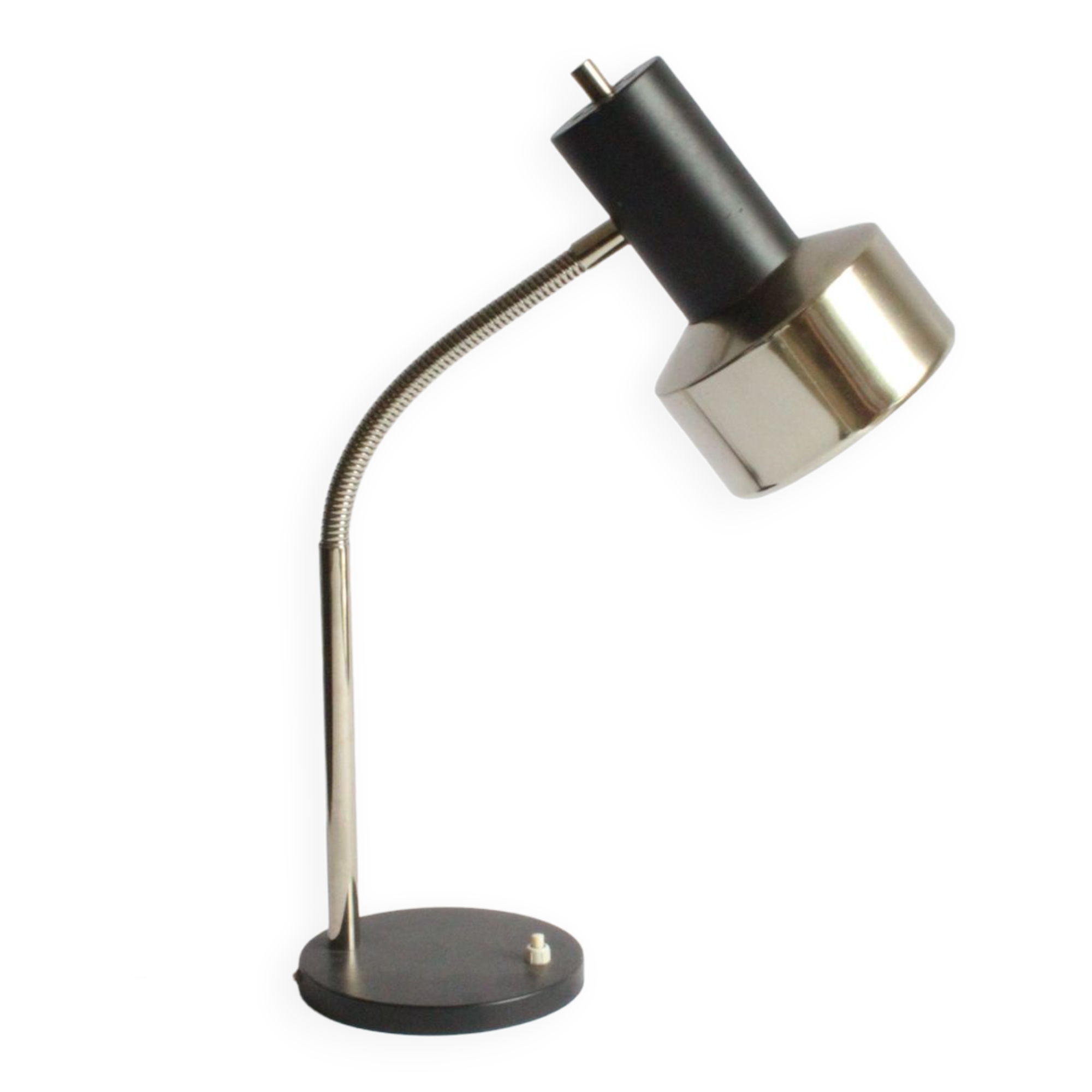 Gooseneck Copper Desk Lamp by Massive Belgium 1960s