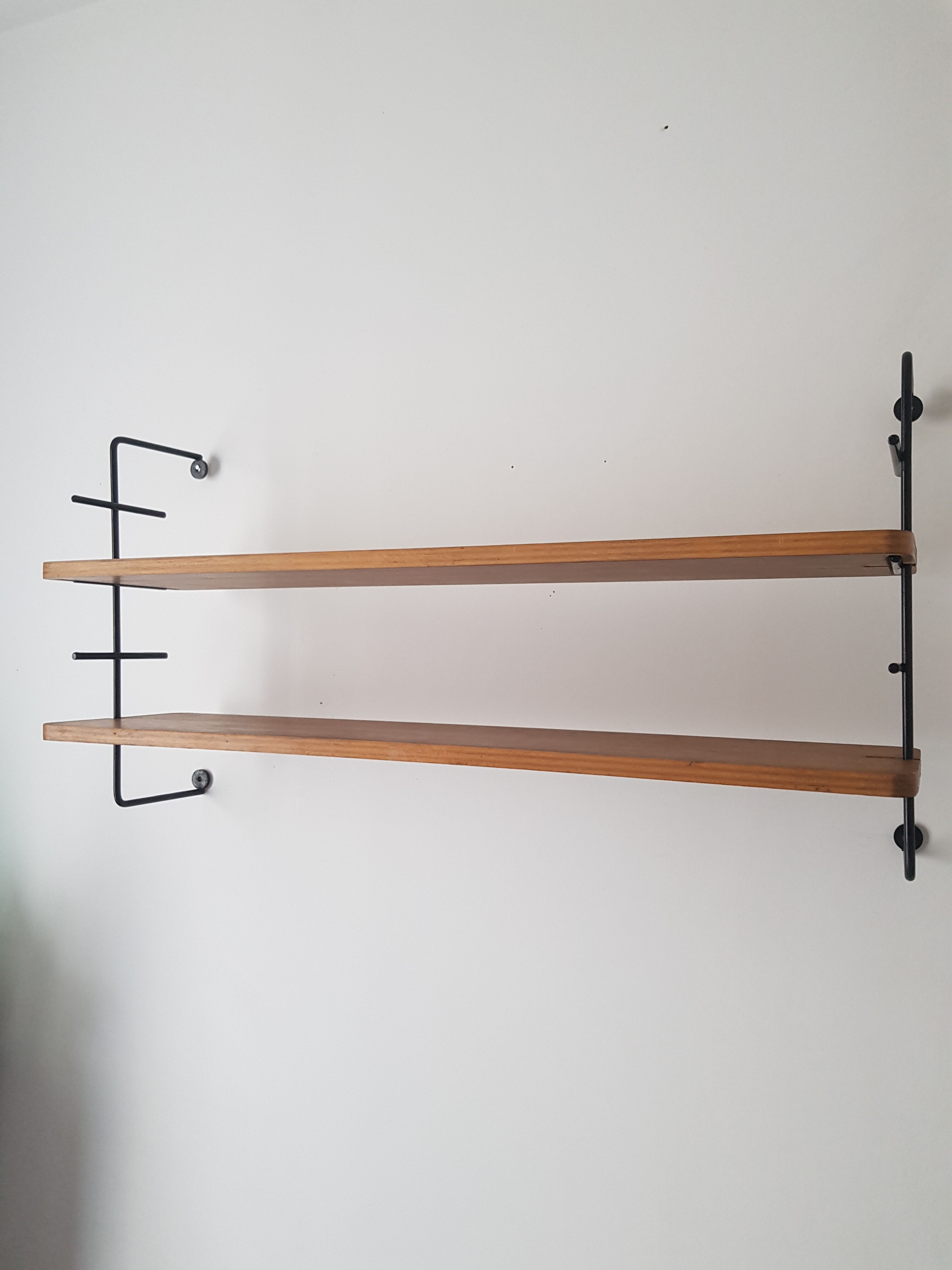 1950s wall string shelf