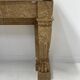 Napoleon III fireplace with claw feet in speckled marble, 19th century.