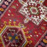 Handmade antique Persian Karajeh rug 2.2' x 4.1' (68cm x 126cm) 1930s - 1C1155