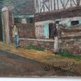 Painting Oil on canvas by Greuillot early 20th century