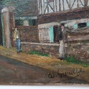 Painting Oil on canvas by Greuillot early 20th century