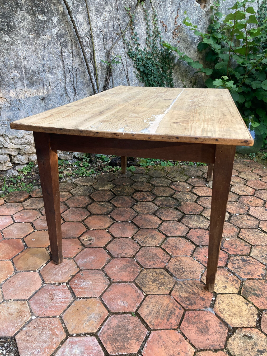 Vintage farmhouse table