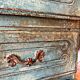 Antique commode with a patina in the Tuscan technique.