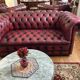 Chesterfield sofa 3-seater and its 2 armchairs