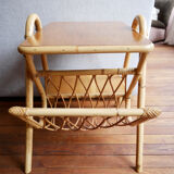 Rattan sofa end/magazine door