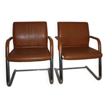 Pair of Wilkhahn brand chairs from the 1980s.