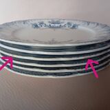 Flat plates ironstone St Amand Hamage 'Regency'