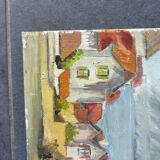 Seaside Hamlet Painting