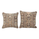 Set of 2 vintage Turkish cushion covers 46x46 cm