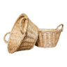 2 baskets, wicker