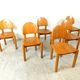 Rainer Daumiller pine wood dining chairs for Hirtshals Savvaerk set of 6, 1980s