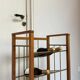 Vintage wooden / brass trolley