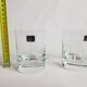 Deux verres à whisky en cristal taillé (cristallerie de haute bretagne)