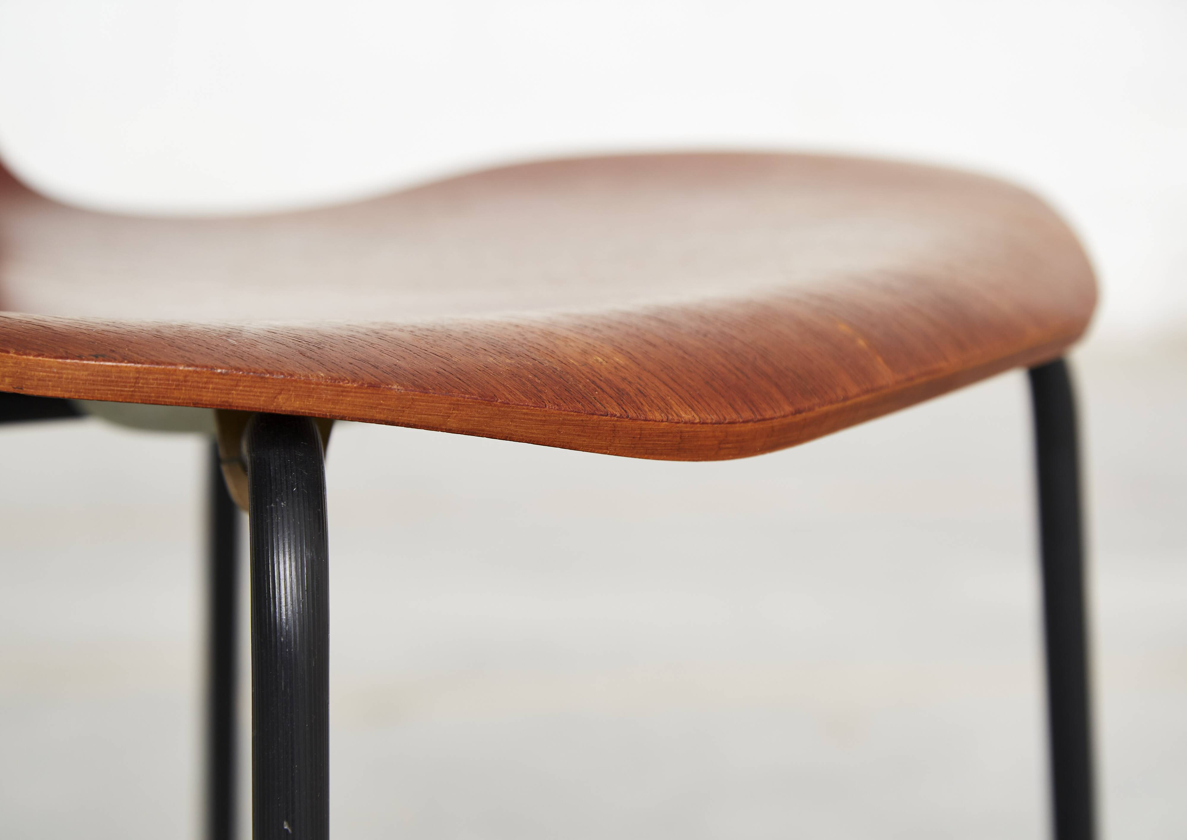 Chaise Hammer 3103 d'Arne Jacobsen pour Fritz Hansen I Ensemble de quatre