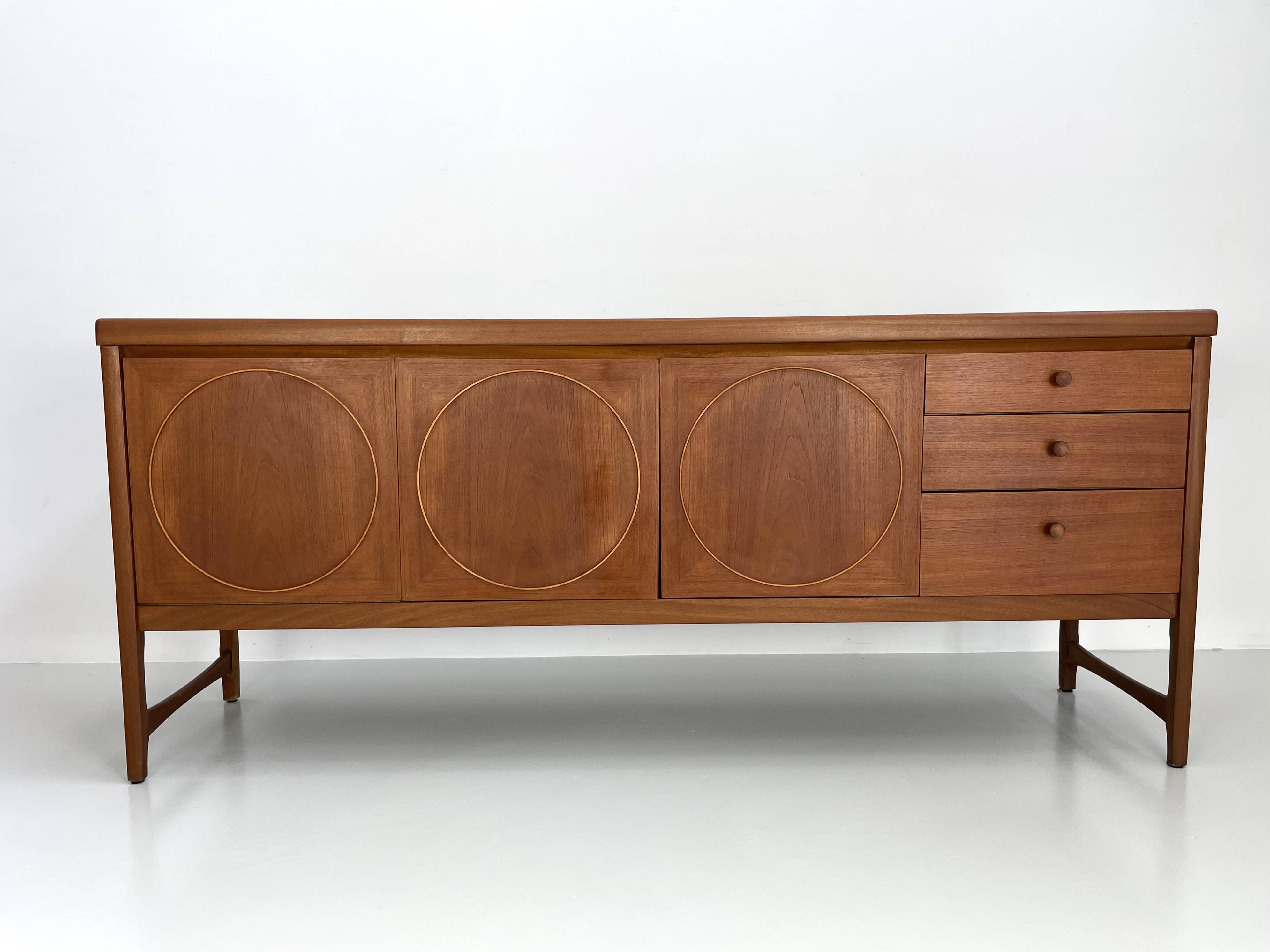 Vintage Nathan "Circle" sideboard 1960's