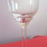 Lot 3 verres à pied apéritif cristal ciselé