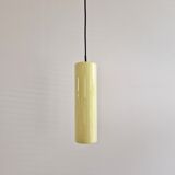 Large yellow Murano glass pendant lamp by Massimo Vignelli for Venini, Italy 1960's