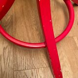 Red Baumann parrot coat rack