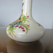 Italy vase in ceramic floral motif 60s