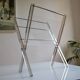 Modernist magazine holder Pop Space age smoked plexiglass vintage 70s