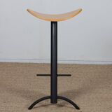 Platform bar stool by Maurizio Peregalli for Zeus, 1980
