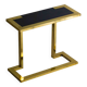 Rare console Nucci Valsecchi en bronze et granit bleu, Italie années 1970