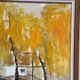 Original Swedish Oil on Canvas – "Houses and Trees in Autumn" by Pia H. Campbell