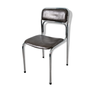 Chaise vintage skai et